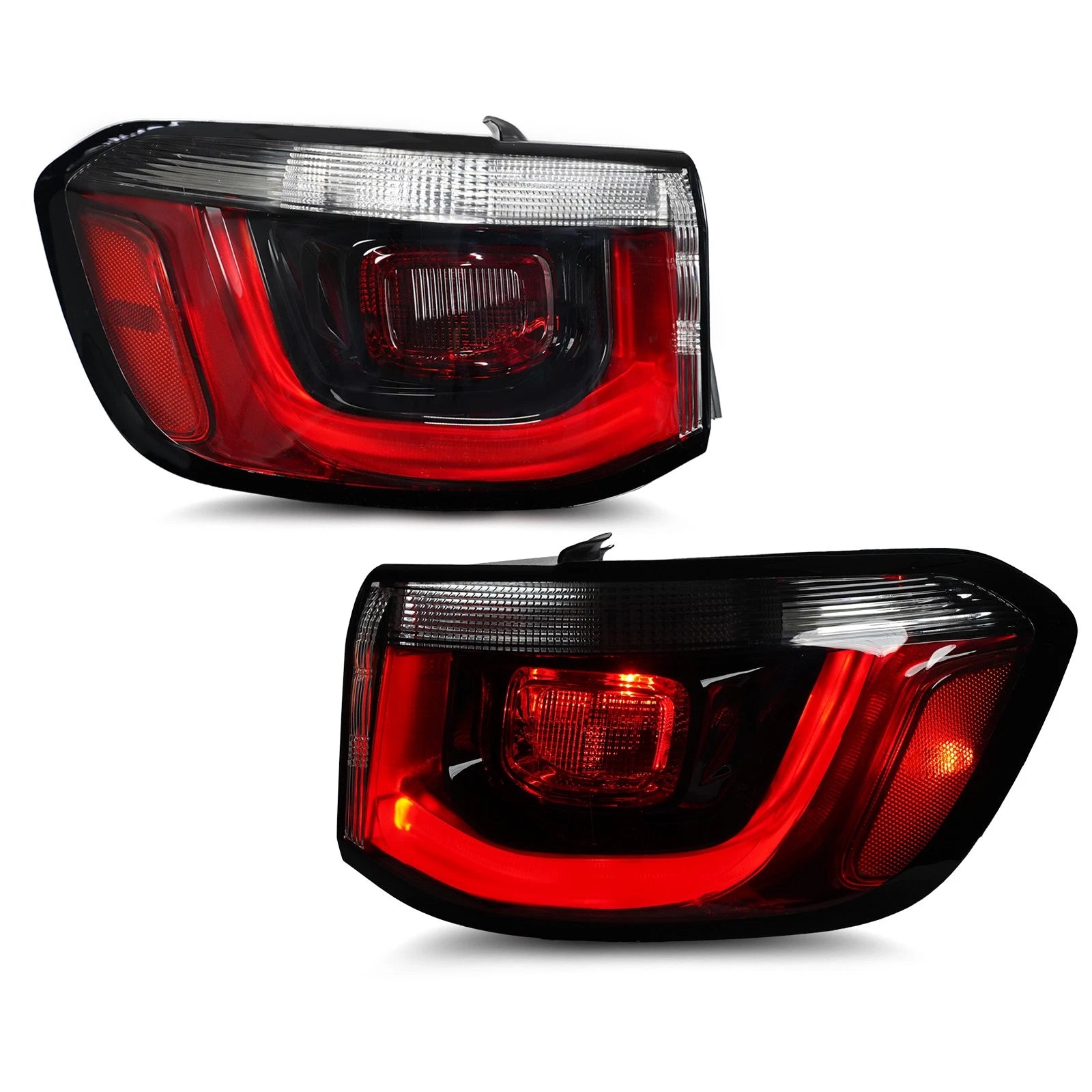 Set of 2 Halogen Tail Lights for Jeep Compass (2019–2026)
