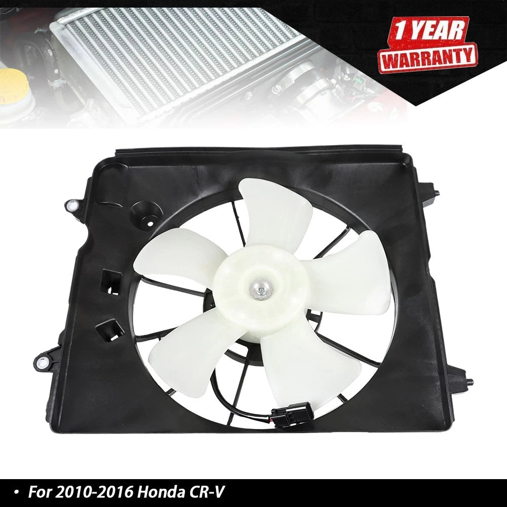 Driver Side Radiator Cooling Fan Assembly for Honda CR-V (2010–2016)