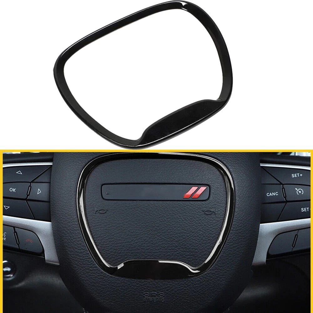 Steering Wheel Trim Cover for Dodge Challenger Charger Durango Jeep (2011–2023)