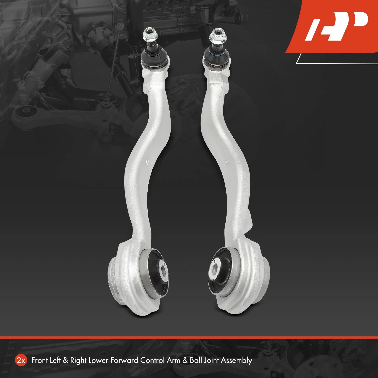 2X Front Lower Control Arm with Ball Joint for Mercedes-Benz C300 (2015–2021)