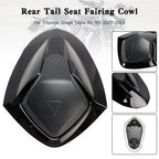 Rear Tail Seat Fairing Cowl Cover for Street Triple RS 765 (2020–2024) Black