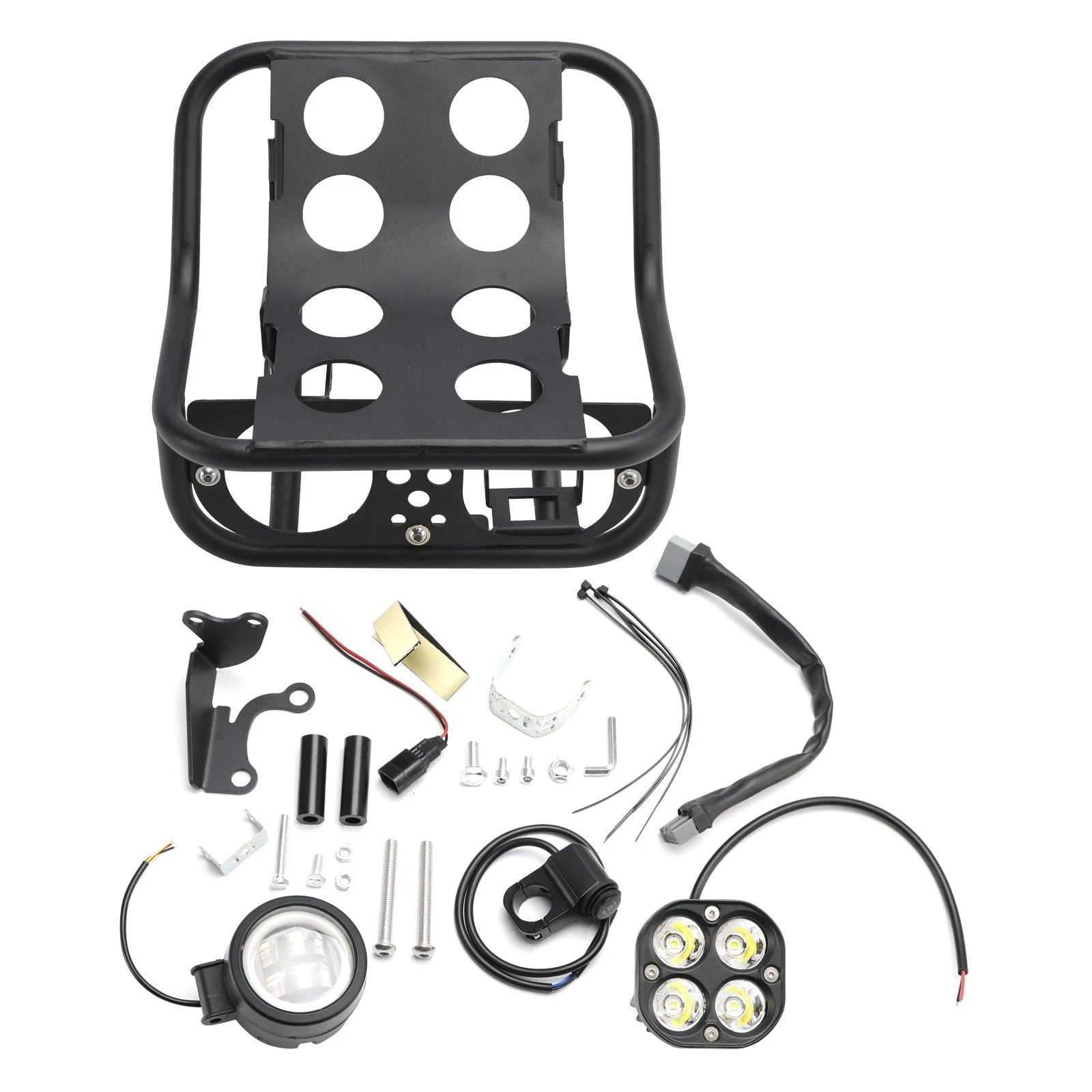 Dual Headlight Front Rack Kit for Honda Hunter Cub CT125 (2020–2023)
