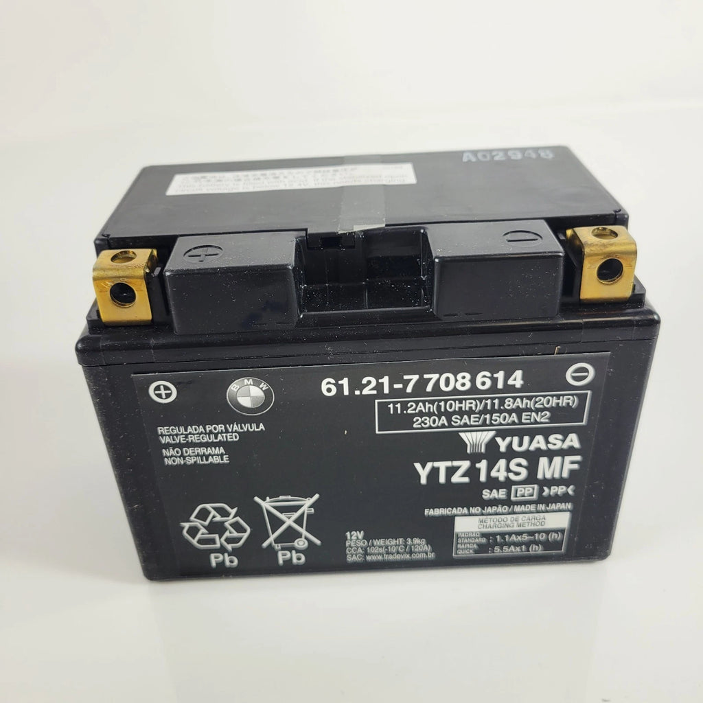 AGM Battery 12V 12Ah for BMW Motorcycle R1200GS (OEM 61217708614 / 12V12AS)