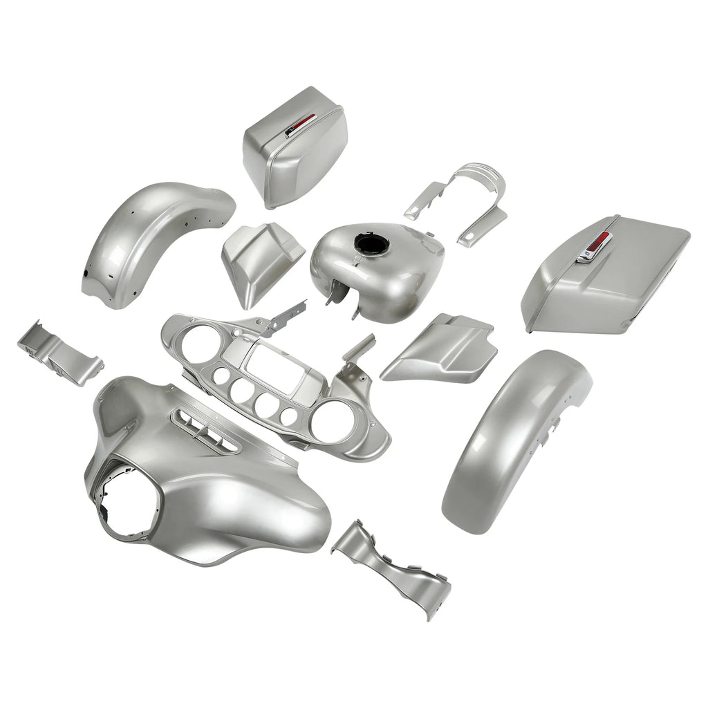 Fairings Bodywork Kit for Harley Street Glide (2014–2023) Silver Fortune