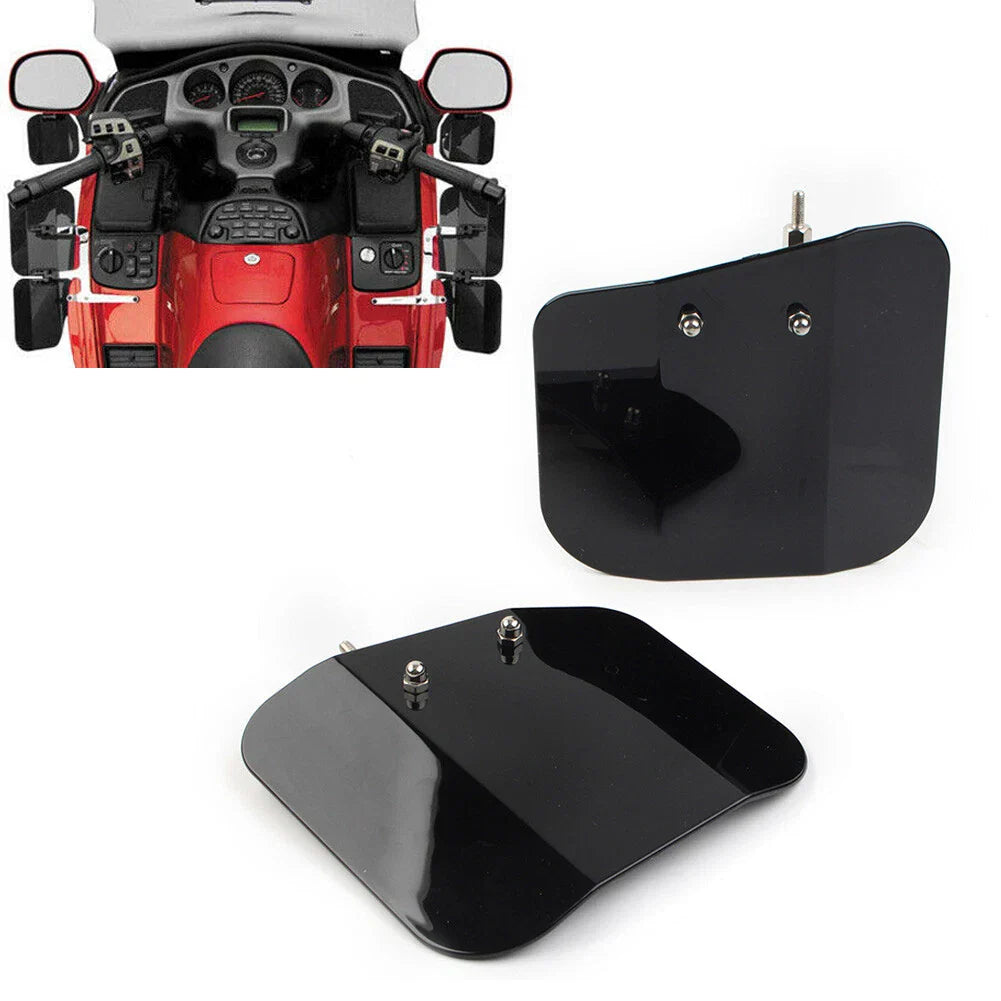 Motorcycle Air Wing Windshield Deflector Mirrors for Honda GL1800 F6B