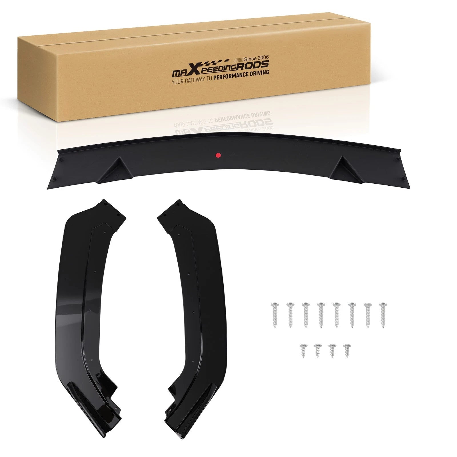 3-Piece Black Splitter Kit for INFINITI Q60 (2017-2022)