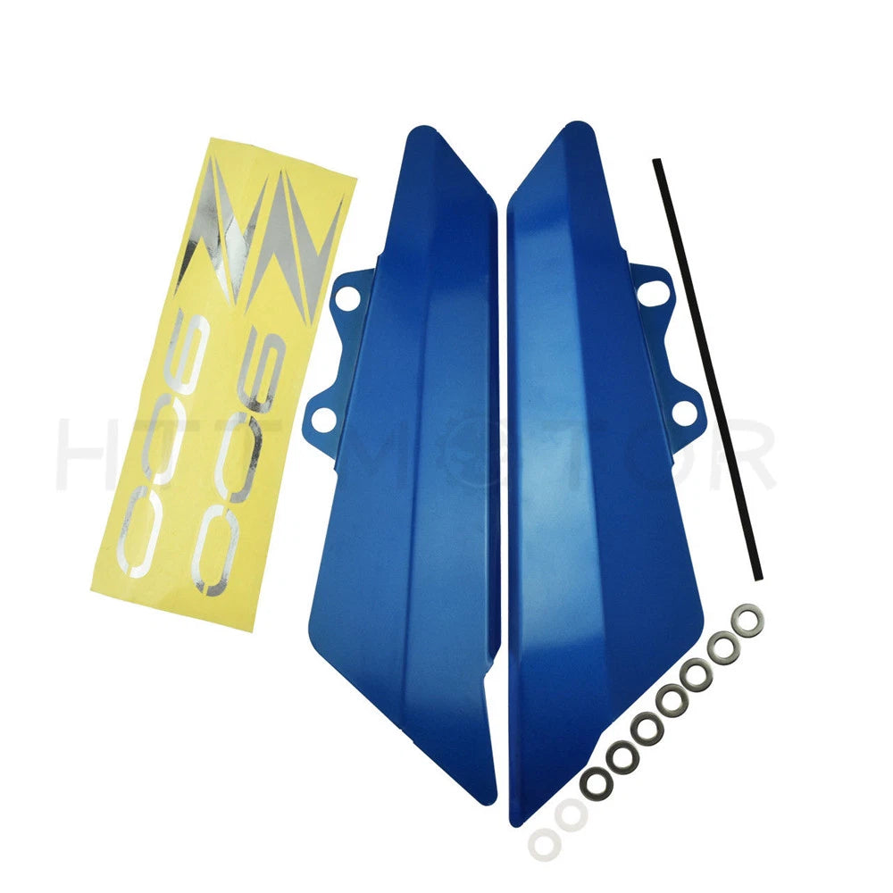 Left Right Side Fairing Panel Cover Plates for Kawasaki Z900 (2017) Aluminum