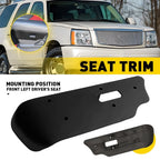 Left Power Seat Switch Bezel Black for Chevrolet Silverado GMC Sierra (2003–2007)