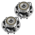 2X Front Wheel Bearings and Hubs for Dodge Ram 2500 (2000–2002)