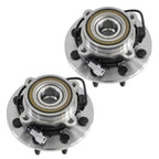 2X Front Wheel Bearings and Hubs for Dodge Ram 2500 (2000–2002)