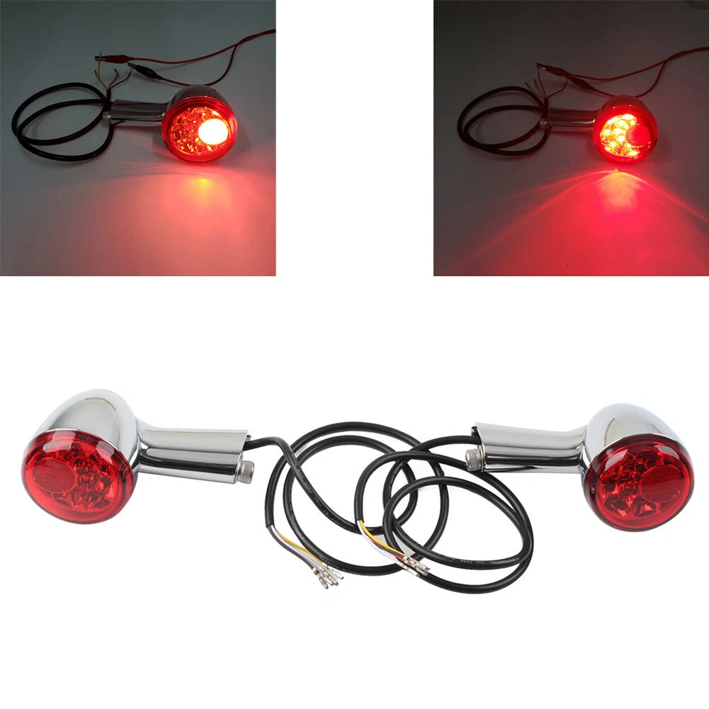 2X Rear Turn Signal Brake Running Light for Harley Sportster XL 883 1200 (1992–2022)