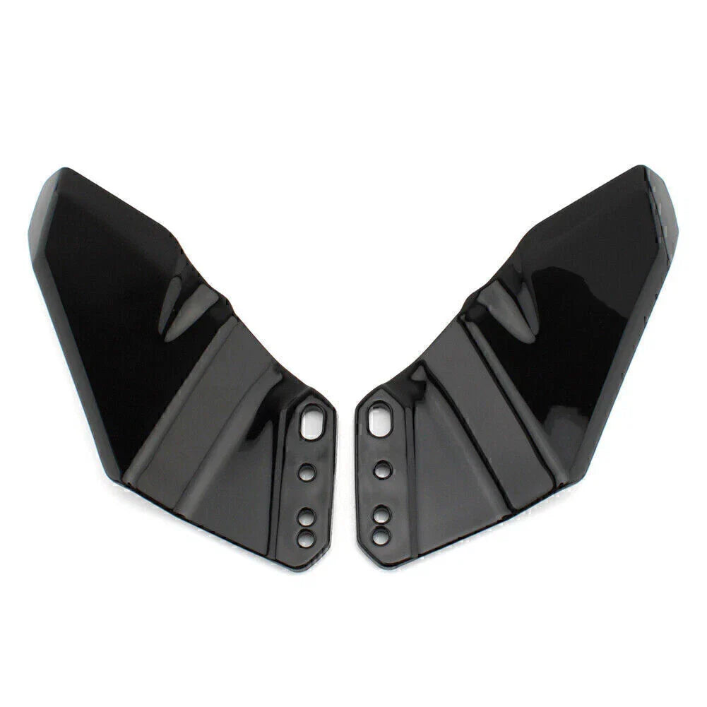 Black Winglet Aerodynamic ABS Spoiler Kit for Kawasaki Honda BMW