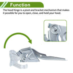 Hood Hinges for Toyota Corolla (2009–2013) 1 Pair No. 5341012550