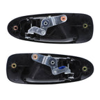4 x Front & Rear LH + RH Door Handle Outer Black for Honda Civic (1991–1995)