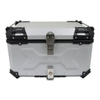 65L Waterproof Aluminum Motorcycle Trunk for Touring Bikes