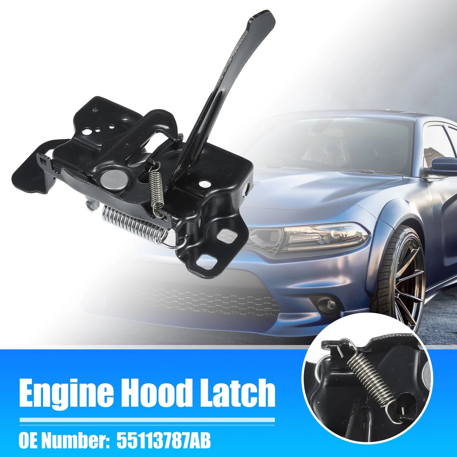 Hood Lock Latch Assembly for Chrysler 300 (2011–2021) No. 55113787AB
