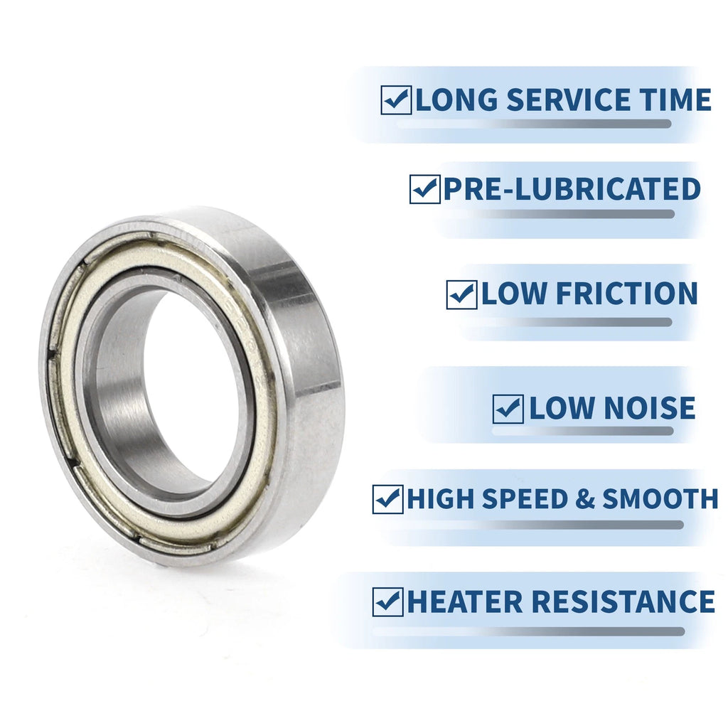 6801ZZ Deep Groove Ball Bearing for Scooter Skateboard Wheel (12x21x5mm)