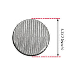 Set of 4 Carbon Fiber Cup Holder Pads Non-Slip for Car Accessories