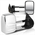Set of 2 Manual Telescoping Towing Mirrors for Avalanche/Tahoe/Escalade (2007–2013) Chrome