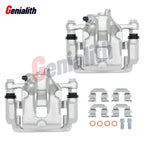 2X Rear Brake Caliper w/Bracket for Kia Soul (2010–2013) 19B6283 19B6282