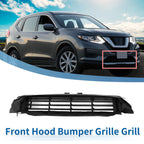 Front Air Shutter Assembly Bumper Grille for Nissan Rogue (2014–2020) No.214214BC0A