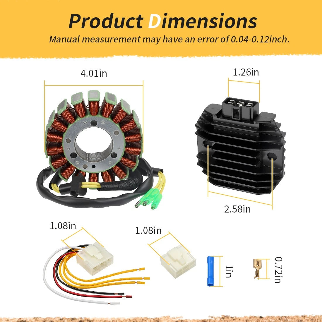 Stator + Regulator Rectifier for Kawasaki Vulcan 750 LTD 700 (1985–2006)