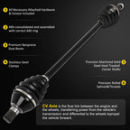 Set of 2 CV Axles for Can-Am Maverick X3 Turbo 72"