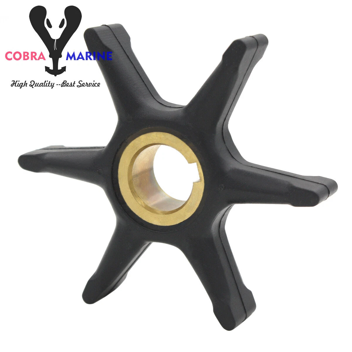 Water Pump Impeller for Johnson Evinrude OMC (377178, 775519, 18-3003, 500349)