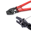 Wire Rope Crimping Tool 14" for Copper Aluminum 1/16" 3/32" 1/8"