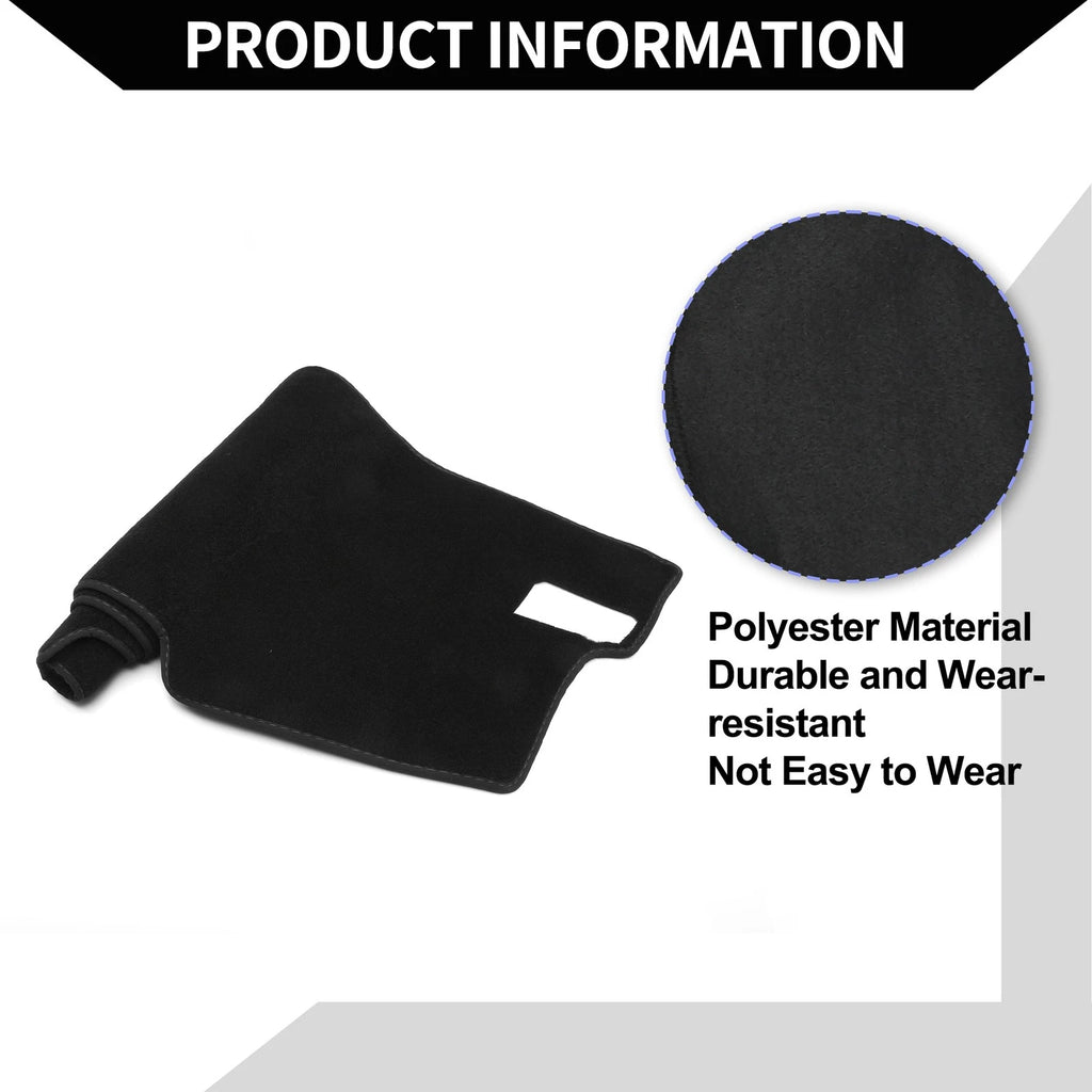 Dashboard Cover Mat for Honda Civic (2021–2024) Black 1 Set