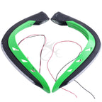 7/8" Green Brush Hand Guards for Yamaha WR125R Xserow250 (1986–2010)