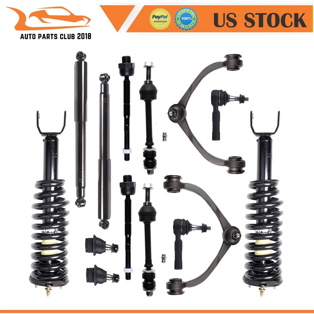 Front Strut Suspension Kit & Rear Shock for Dakota Raider (2006–2009) 2WD