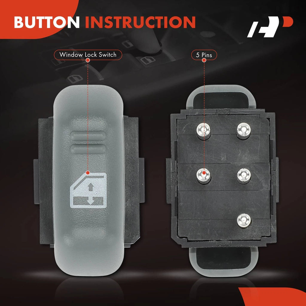 Right Power Window Switch for Pontiac Firebird (1993-2002)