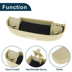 Sunglasses Case for Audi Q2 (2018–2020) Eyeglasses Holder Storage Box Beige