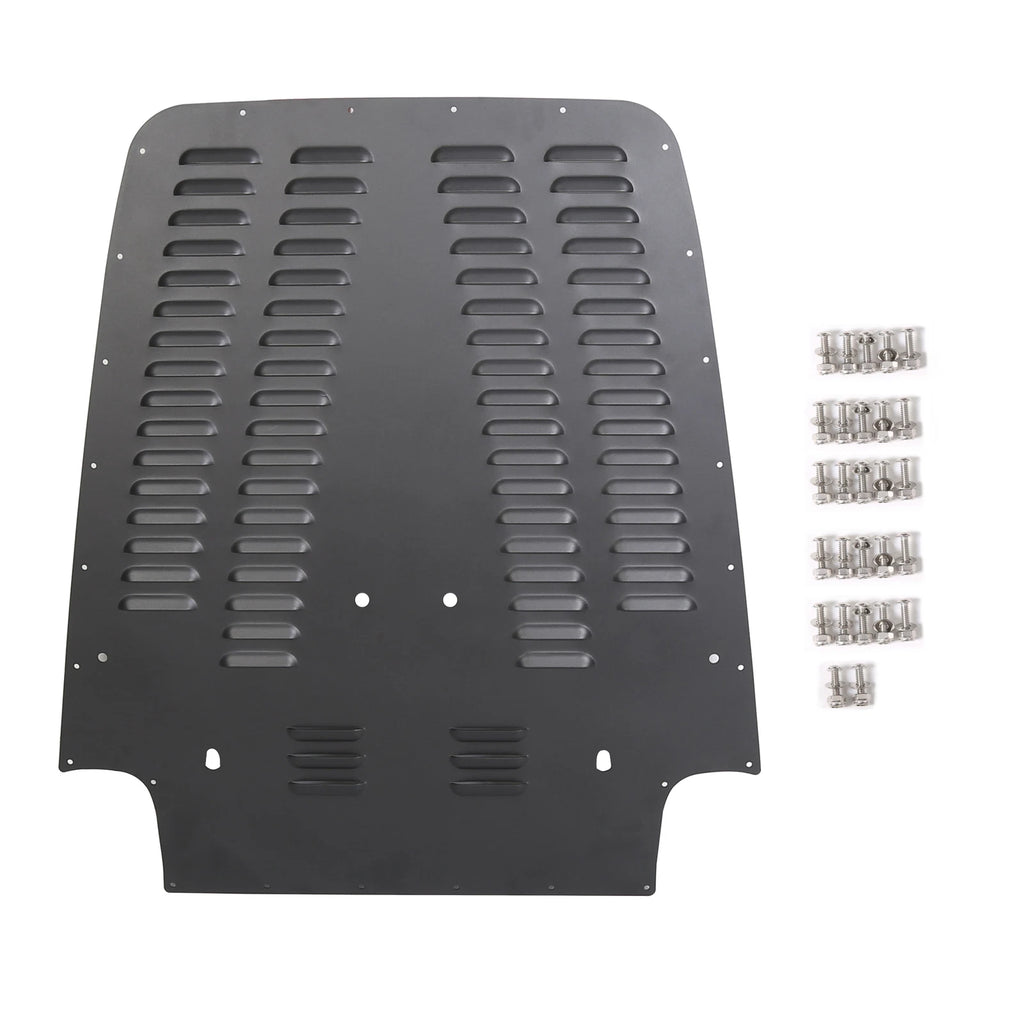 Front Vented Louver Hood Panel for Jeep Wrangler TJ (1997–2002) - Black