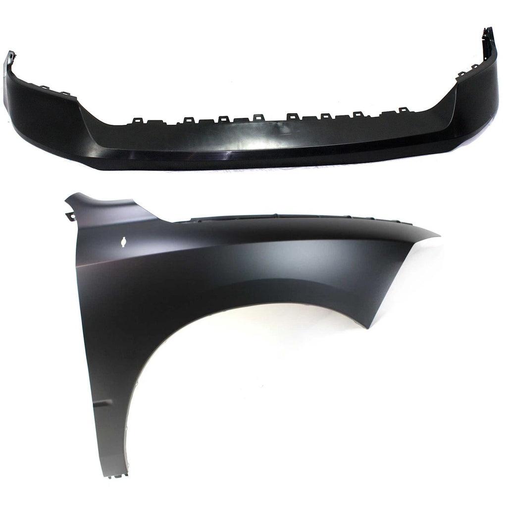 Bumper Cover Kit for Ram 1500 (2013–2018) Front Textured