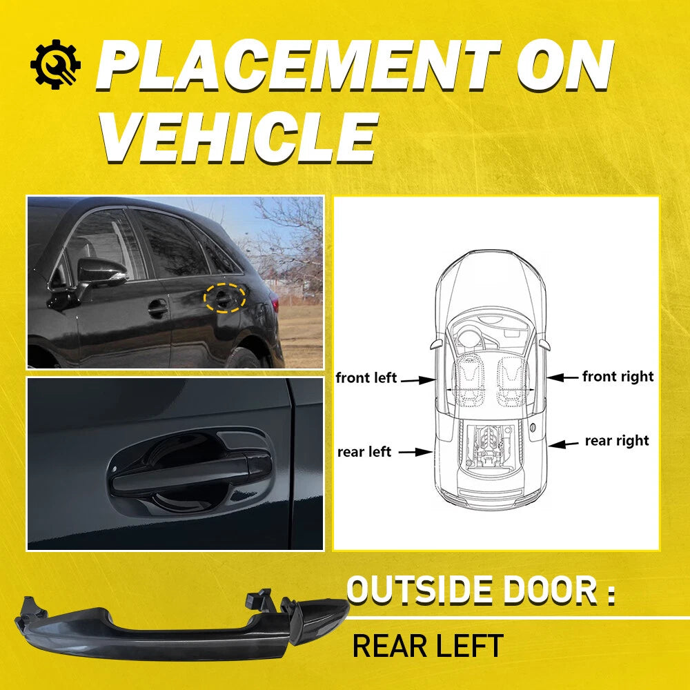 Rear Left Door Handle for Toyota Venza (2009-2014)