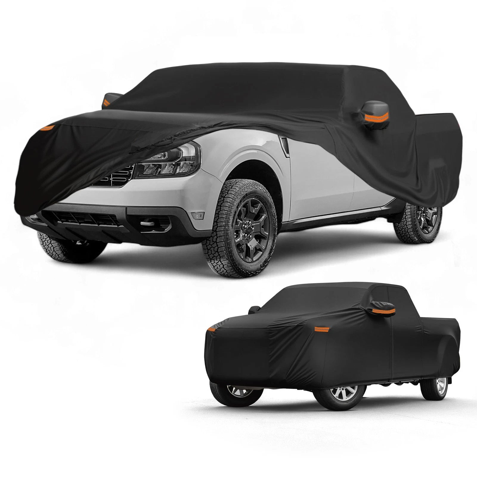 Waterproof Car Cover for Ford Maverick (190T-PU, Black)
