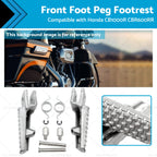 Front Foot Peg Footrest for Honda CB1000R CBR600RR CBR1000RR (2008–2023)