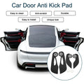 Car Door Anti Kick Pad Sticker Protector for Honda Fit (2008-2013) Black 1 Set
