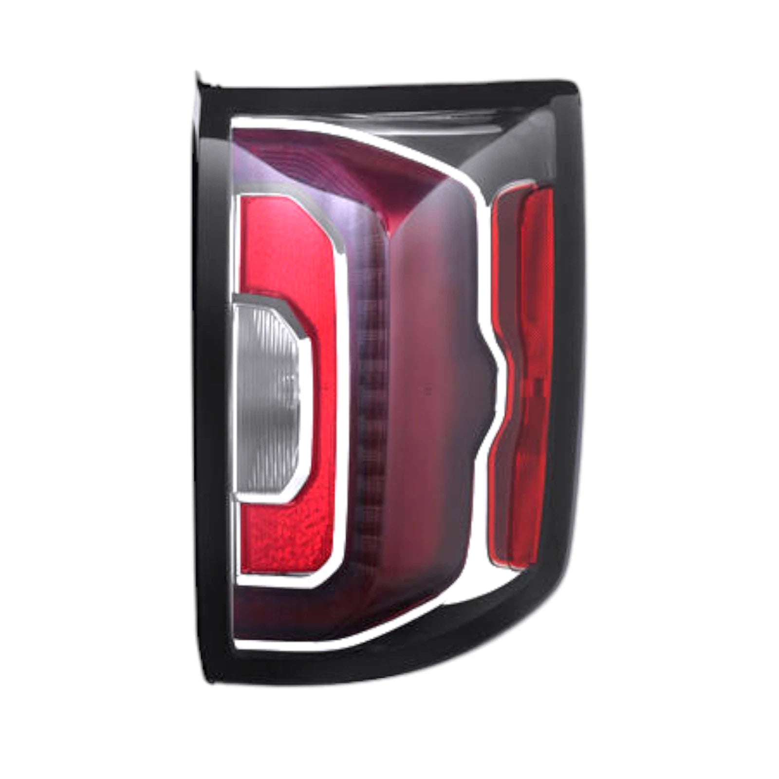 Full LED Taillight for GMC Sierra 1500 (2016–2018) RH Black Housing