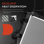 Radiator for Chevy Colorado GMC Canyon Hummer H3 H3T (2009–2012)