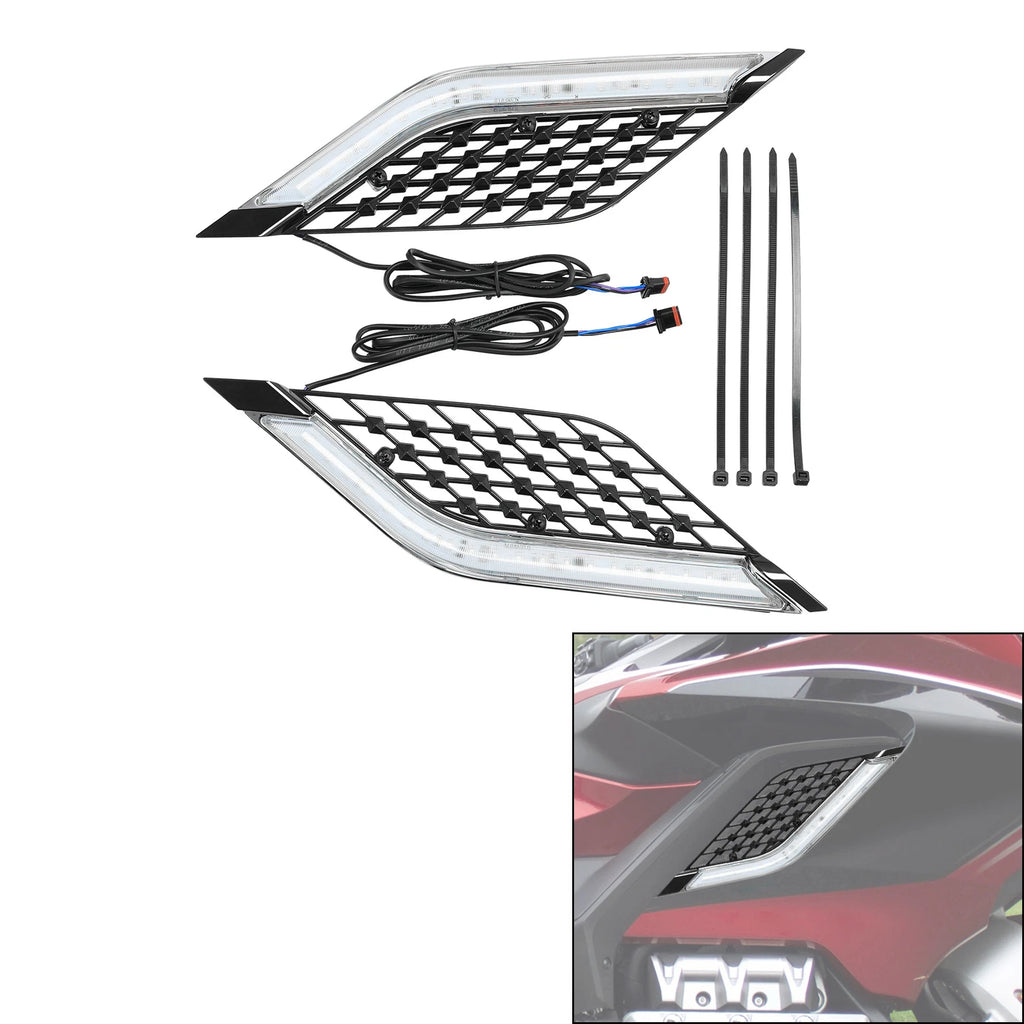 LED Radiator Grill Panels for Honda Gold Wing Tour DCT (2018–2023)