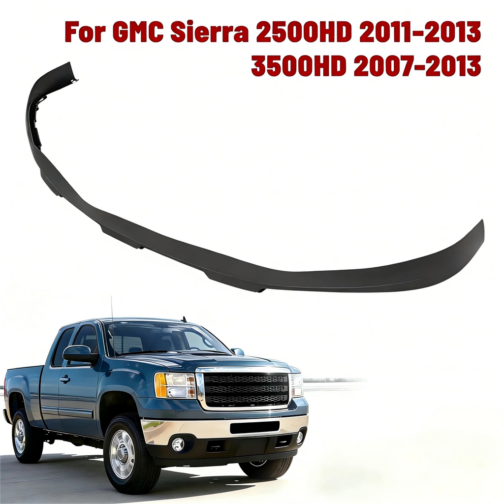 Front Bumper Deflector for GMC Sierra 2500HD 2011–2013, 3500HD 2007–2013