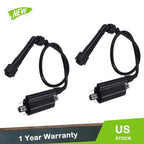 Set of 2 Ignition Coils for Kawasaki EX500 Ninja 500 (1987–2009)
