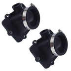 2Pcs Carburetor Intake Manifold Boot for Ski-Doo GTX 500SS (1998–2000)
