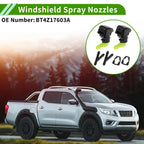 Windshield Washer Nozzle Set of 2 with Y Hose Connector for Ford Edge (2011–2015)