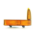 Replacement Amber Driver Side Signal/Park Light Lens/Housing (See Fitment Chart)