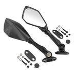 L&R ABS Rear View Side Mirrors for Kawasaki Ninja ZX6R (2013–2025), 300R EX300 (2013–2017)