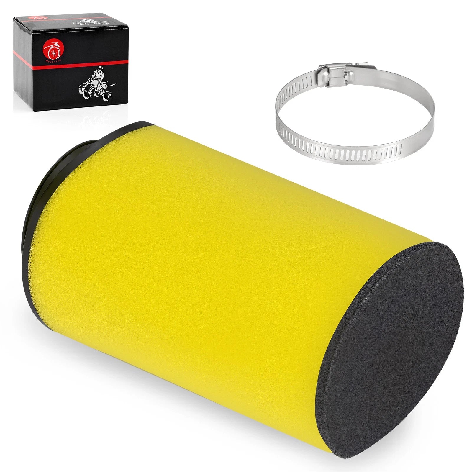Air Filter with Clamp for Honda FourTrax Foreman 350 TRX350D (1987–1989)